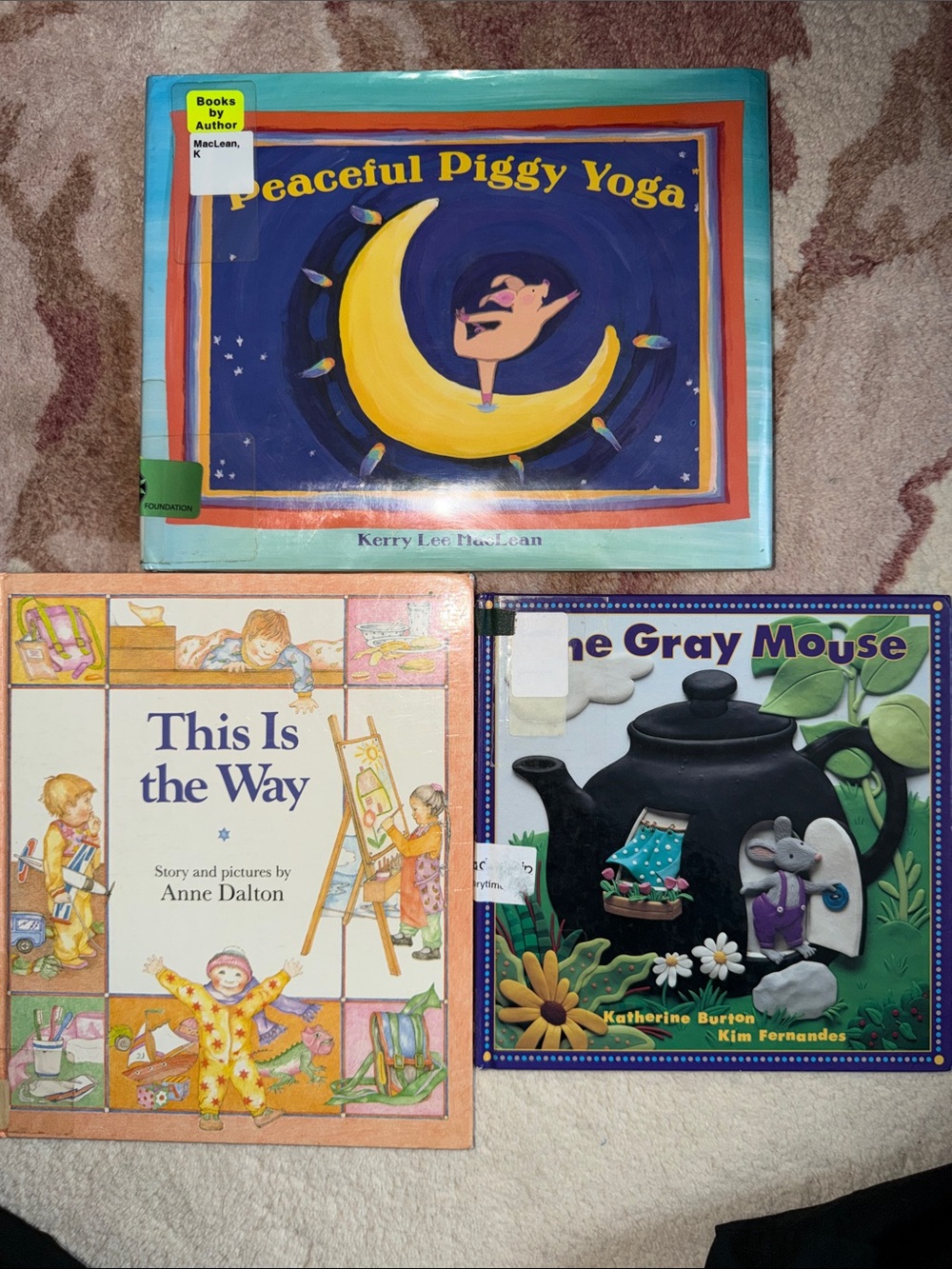 Set of 3 Children's Picture Books - Hard Covers
